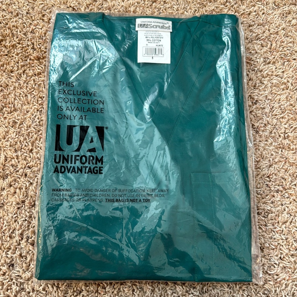 Hunter Green Scrub Set